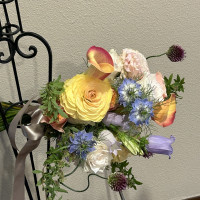 前撮り・当日違う種類の花でブーケを作ってもらえる