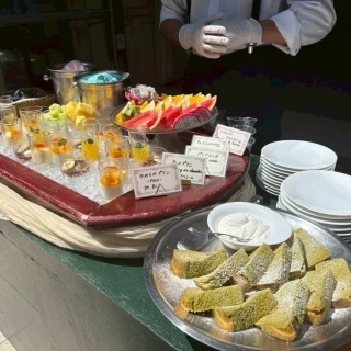 ゲストが大絶賛していたデザートビュッフェです。