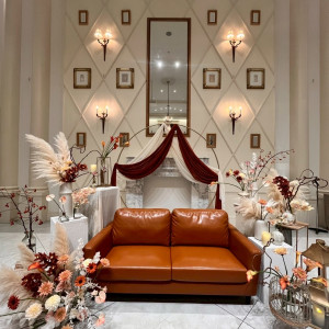 秋をイメージして|764750さんの山手迎賓館（神戸）/テイクアンドギヴ・ニーズウェディングの写真(2542841)