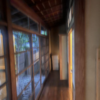 廊下です。ウェディングフォトの撮影もここでしました。