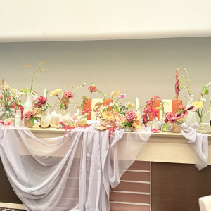 とても可愛いお花で、ドレスにも和装にも似合ってました！|764894さんのノートルダム神戸/FIVESTAR WEDDINGの写真(2507465)