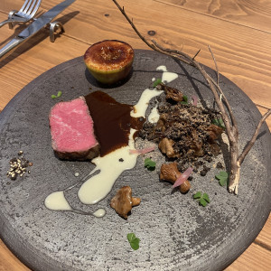 プリフィクスコースの肉料理|764924さんのTHINGS Aoyama Organic Garden.dthの写真(2507231)