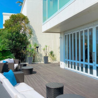 披露宴会場までの通路横にあるガーデン