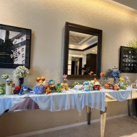 披露宴会場入る前の部屋
