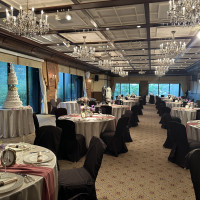 披露宴会場の桜花