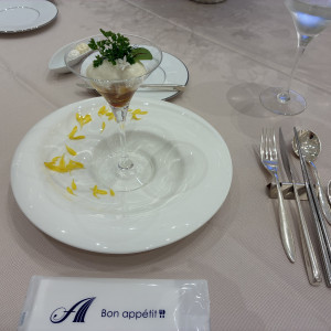 ハーフコースの試食|764990さんのアルカンシエル南青山（アルカンシエルグループ）の写真(2507457)