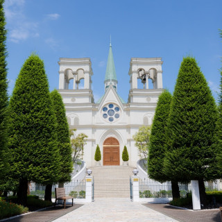 独立型チャペルはとても存在感があります。