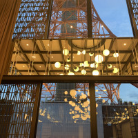 披露宴会場から見える東京タワー