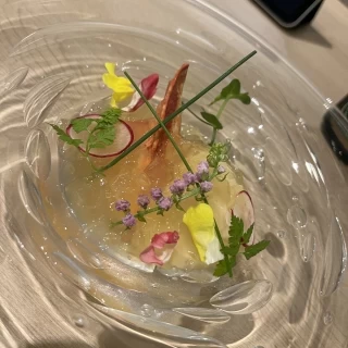オマール海老の前菜