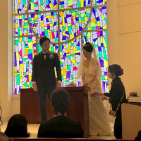 結婚証明書にサイン＆スタンプ