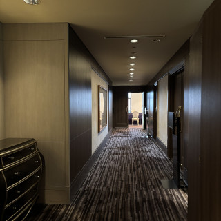 披露宴会場の廊下