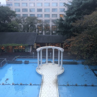 披露宴会場のテラスから見える景色