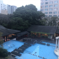 披露宴会場のテラスから見える景色