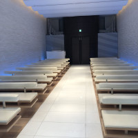 チャペル正面からみた後ろの雰囲気
