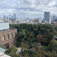 披露宴会場の窓からの眺め