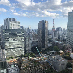 披露宴会場からの景色|765265さんのANAインターコンチネンタルホテル東京の写真(2511833)