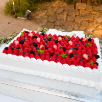 ケーキは追加料金無し