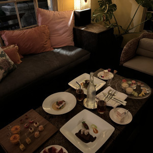 披露宴後、食べきれなかったものを用意してくださってました|765341さんの小笠原伯爵邸の写真(2508990)