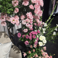 装花のセンスが抜群です。