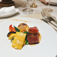 フィレ肉と季節の野菜