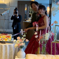 装花も担当者との打ち合わせでこだわりました。
