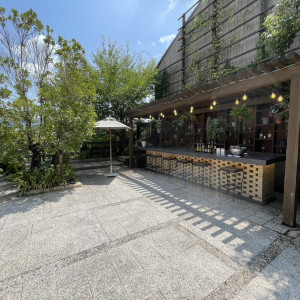 披露宴会場からそのまま出られます。|765381さんのザ オーク ガーデン/別邸 木屋の写真(2509252)