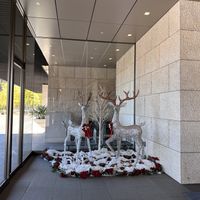入り口のクリスマス装飾