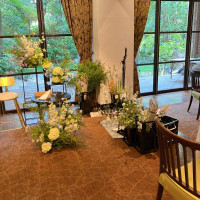 披露宴会場　お花