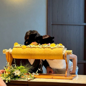 バームクーヘンかぶりつきしました！|765462さんのMAISON VERTEの写真(2509915)