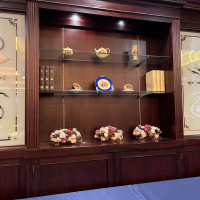 披露宴会場の飾り