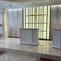 チャペル内の十字架