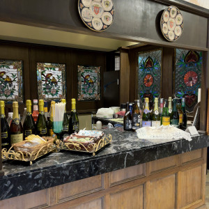 BARカウンター|765463さんのロックハート城ウエディングの写真(2557741)