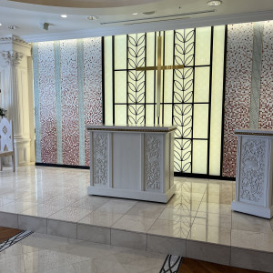 チャペル内の十字架|765463さんのリーガロイヤルホテル東京の写真(2585763)