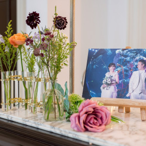 ロビーのウェルカムアイテム|765497さんのAQUA GARDEN TERRACE（アクアガーデンテラス）/テイクアンドギヴ・ニーズウェディングの写真(2510070)