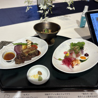 試食させていただいたコース料理です。