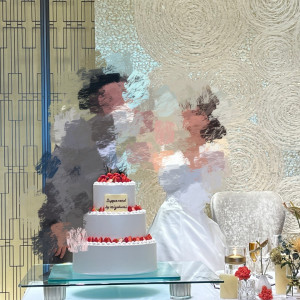 ウェディングケーキ|765515さんのストリングスホテル 名古屋の写真(2520632)
