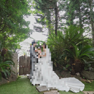 チャペルからガーデン撮影|765529さんのTHE LUIGANS Spa & Resort(ザ・ルイガンズ.スパ&リゾート)の写真(2621334)