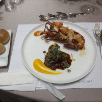 試食のオマール海老と牛フィレ肉