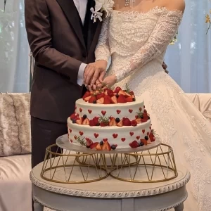 自分たちで考えたケーキを再現してくれました|765562さんのTHE ABBEY CHURCH（アビー・チャーチ）の写真(2510398)