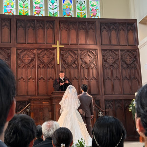 クラシカルなドレスが映える大聖堂|765562さんのTHE ABBEY CHURCH（アビー・チャーチ）の写真(2510396)
