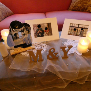 ウェルカムグッズ　披露宴会場へ移動後|765583さんのフォーチュンガーデン京都（FORTUNE GARDEN KYOTO）の写真(2510742)