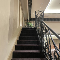 披露宴内にある階段