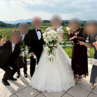 雄大な葡萄畑をバックに友人と記念撮影もできちゃいます！