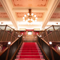 この式場の一番の特徴の大階段