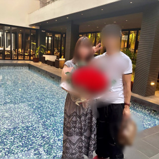 プールがあってすごくオシャレな会場です！