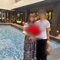 プールがあってすごくオシャレな会場です！