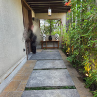挙式会場横の庭