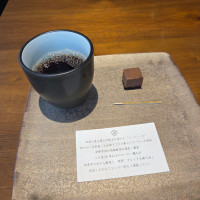 相談室に戻ると別のドリンクが。
和のコーヒー。