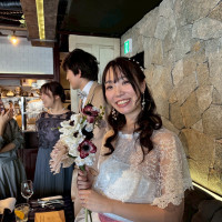 高砂でゲストの方が撮ってくださいました！