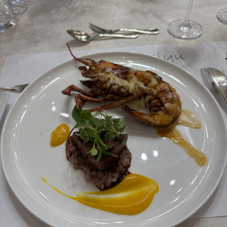 オマール海老とお肉